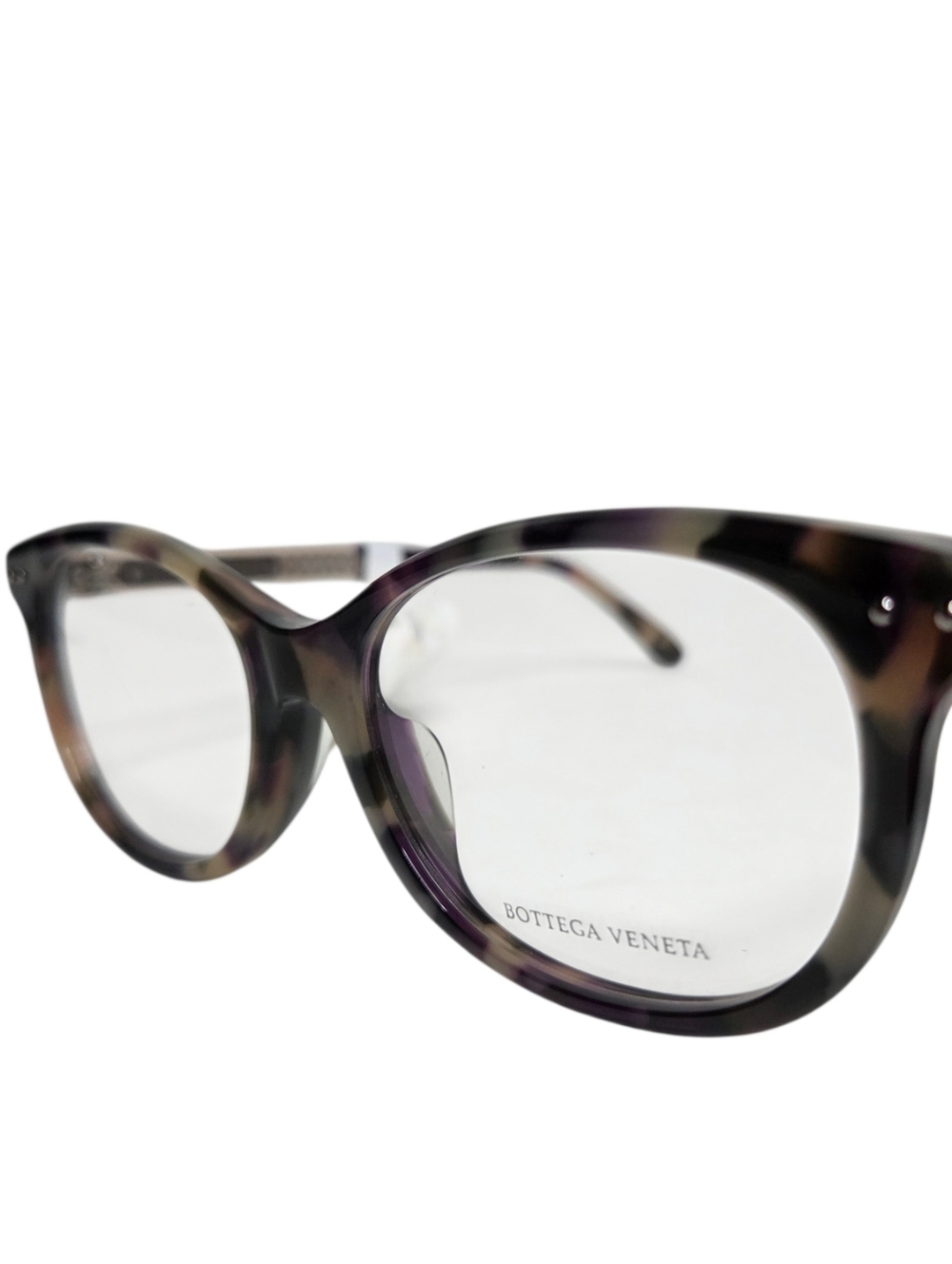 Bottega Veneta Tortoise Shell Round Optical EyeGlasses - Picture 7 of 15